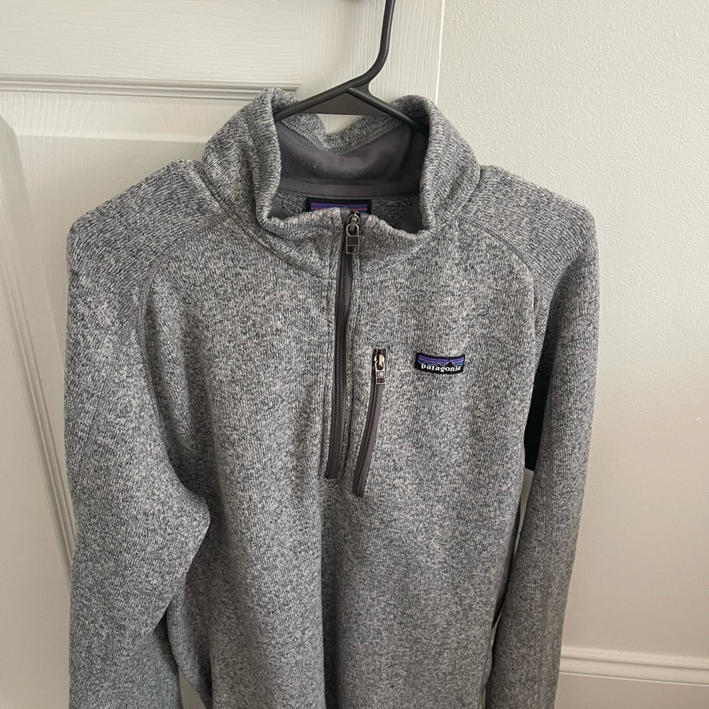 Patagonia Men's Better Sweater Fleece 1/4 Zip Gray
